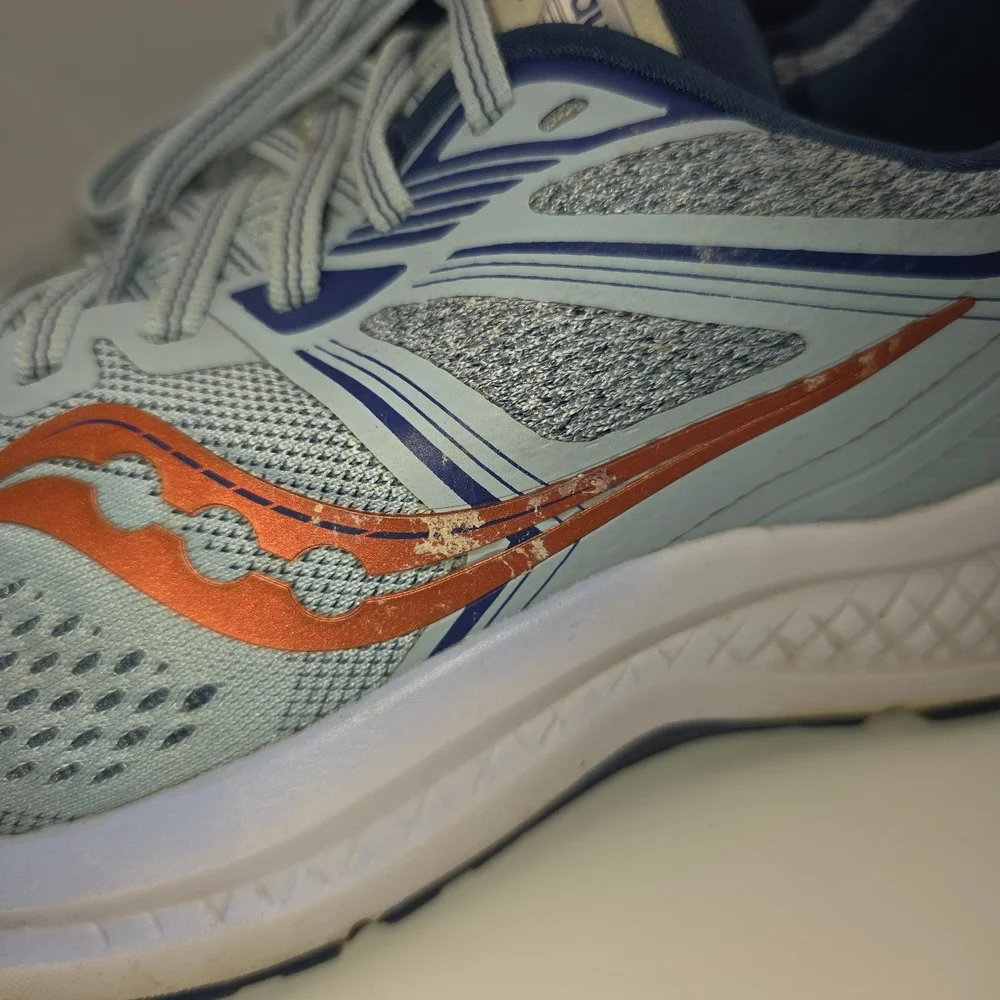 Saucony Omni 19 Womens Running Shoes Light Blue Silver Copper  S20592-25